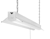 4 ft. 64-Watt Equivalent Integrated LED White Shop Light Linkable 3200 Lumens 4000K Bright White 5 ft. Cord Included
